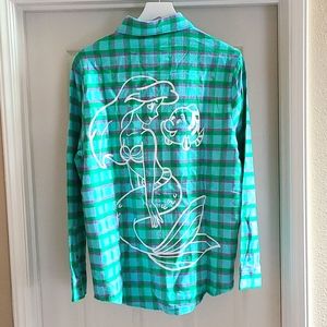 Cakeworthy Disney Ariel & Flouder Flannel
